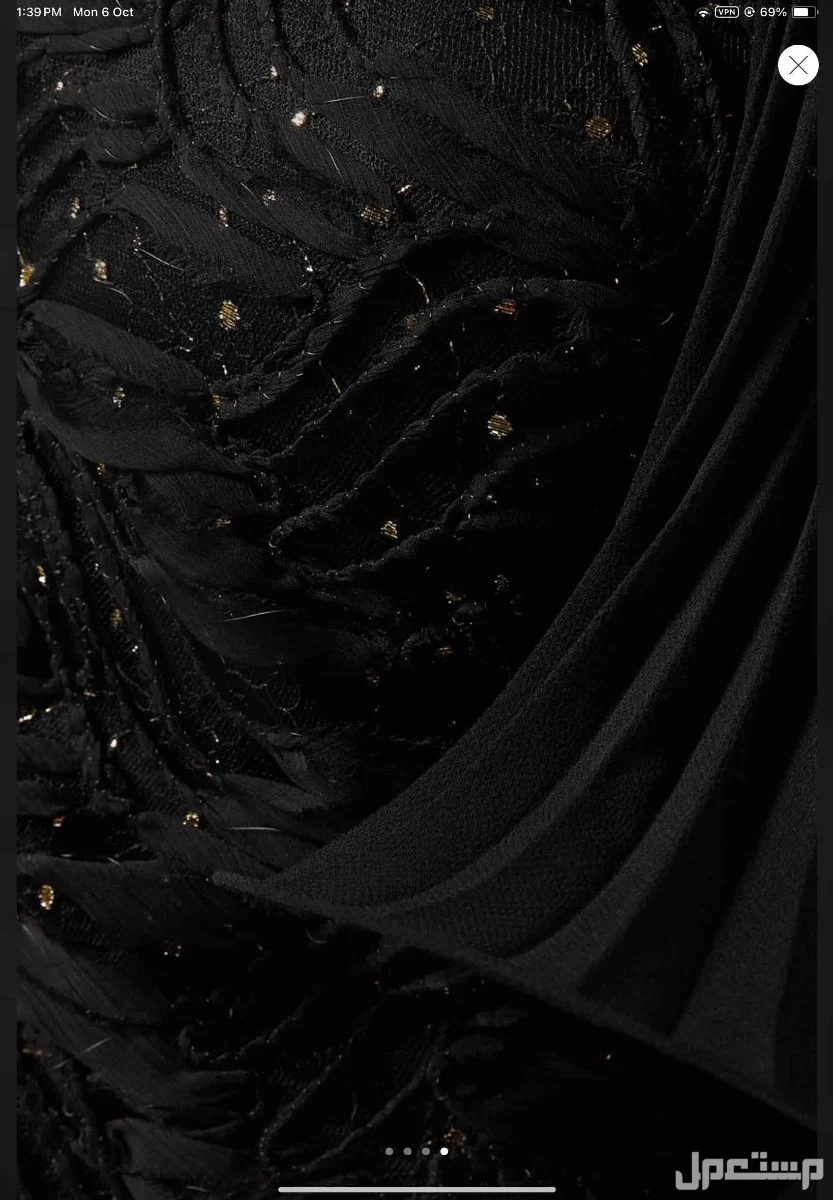 فستان Badgley Mischka اسود فخم، لُبس مرة واحدة فقط في الرياض