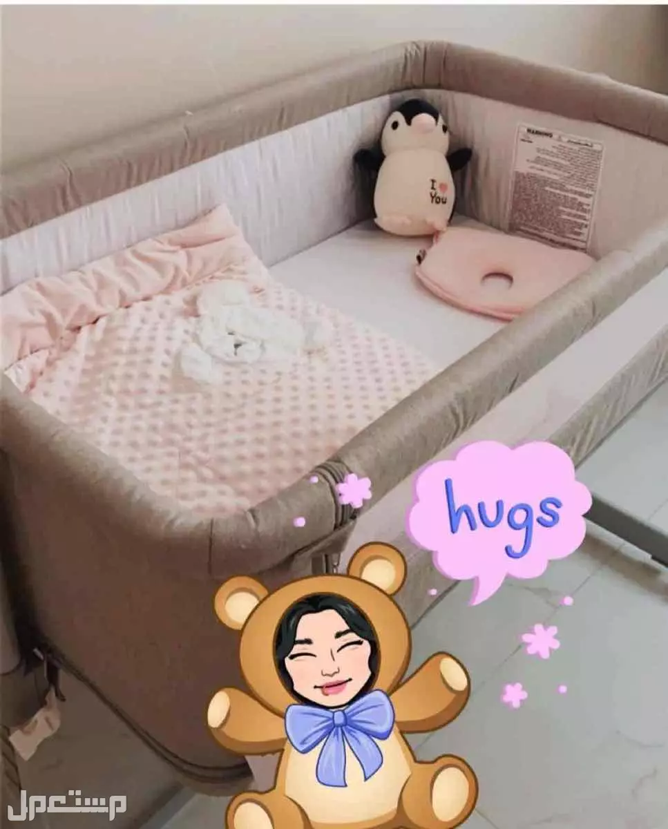 للبيع سرير اطفال الفي بيبي يزن لحد 22 كيلو ، لعمر اربع سنوات رصاصي اللون في الرياض بسعر 300 ريال سعودي