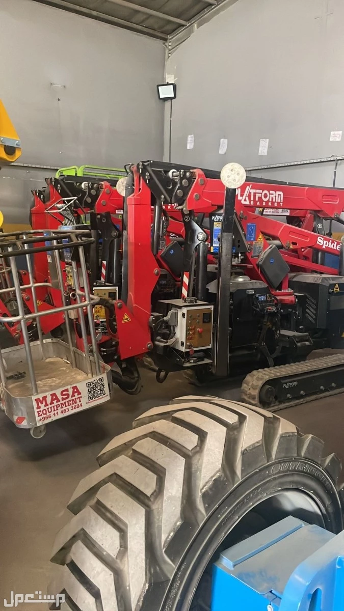 سبايدر لفت رافعه عنكبوت للايجار في الرياض