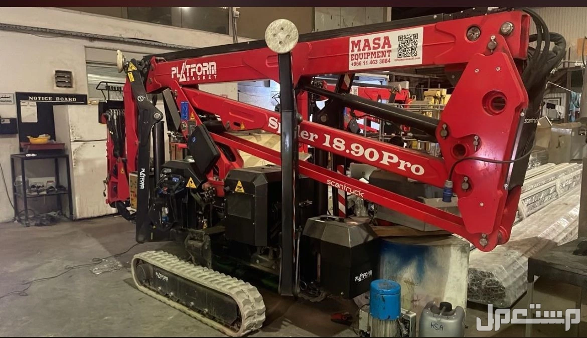 سبايدر لفت رافعه عنكبوت للايجار في الرياض