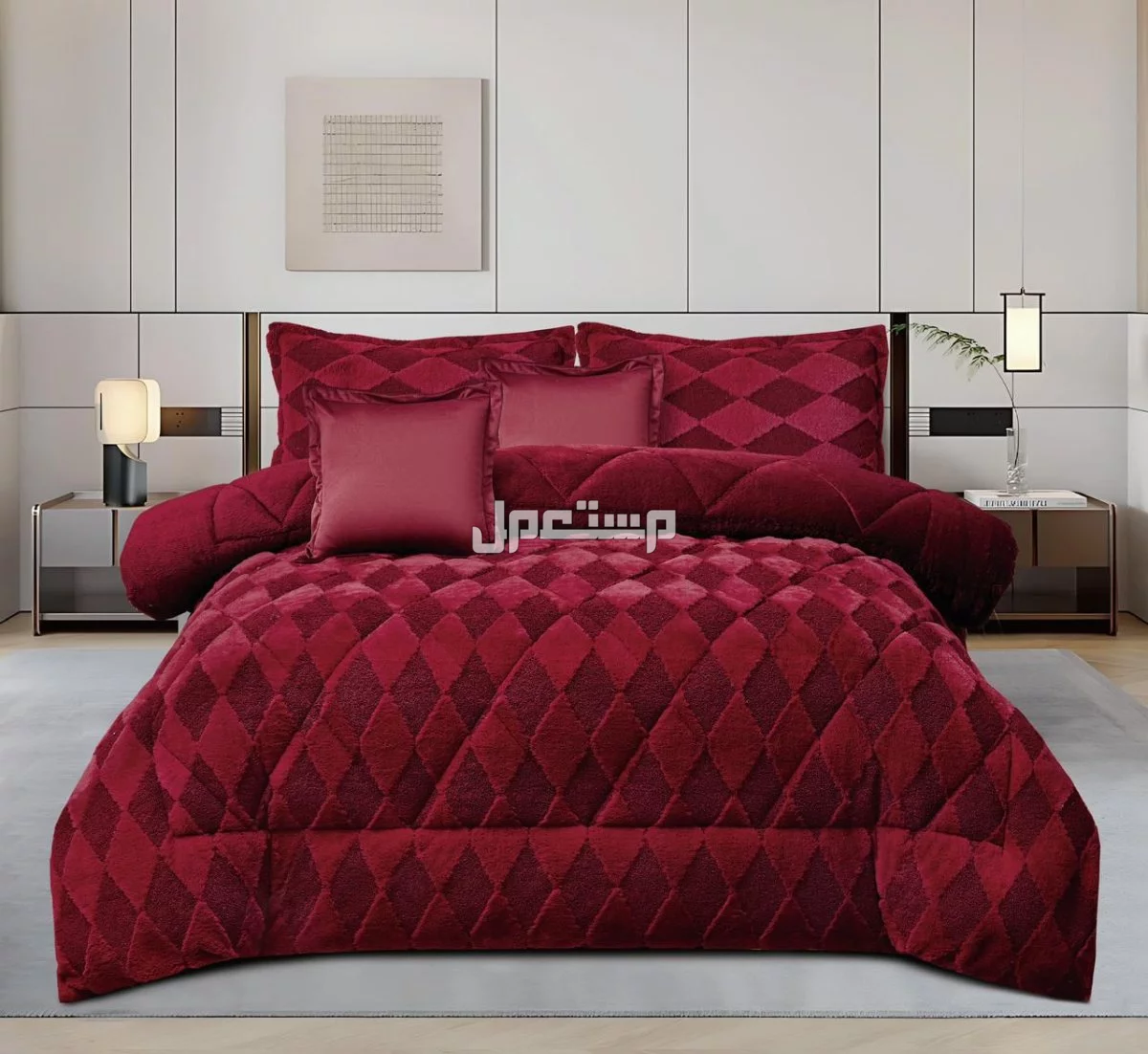 مفارش 6 قطع نفرين ونفر ونص شتوي حشوة و سط نشحن لكافه مدن المملكة  في الرياض  في المجمعة بسعر 260 ريال سعودي