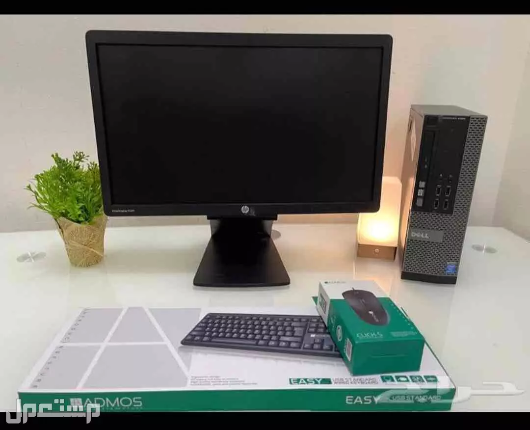 كمبيوترات مكتبية  ماركة ديل في جدة بسعر 1200 ريال سعودي