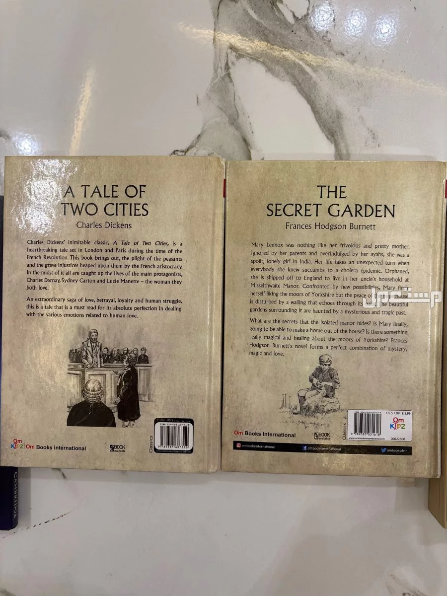 📚 مجموعة كتب مستعملة للبيع – Everything, Everything، The Secret Garden، A Tale of Two Cities، The Taming of the Shrew في أبهــــا