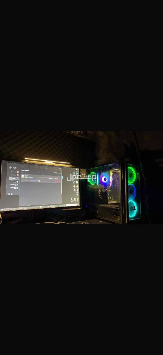 سيت اب كامل للبيع مع البي سي واغراضه كامله مكمله