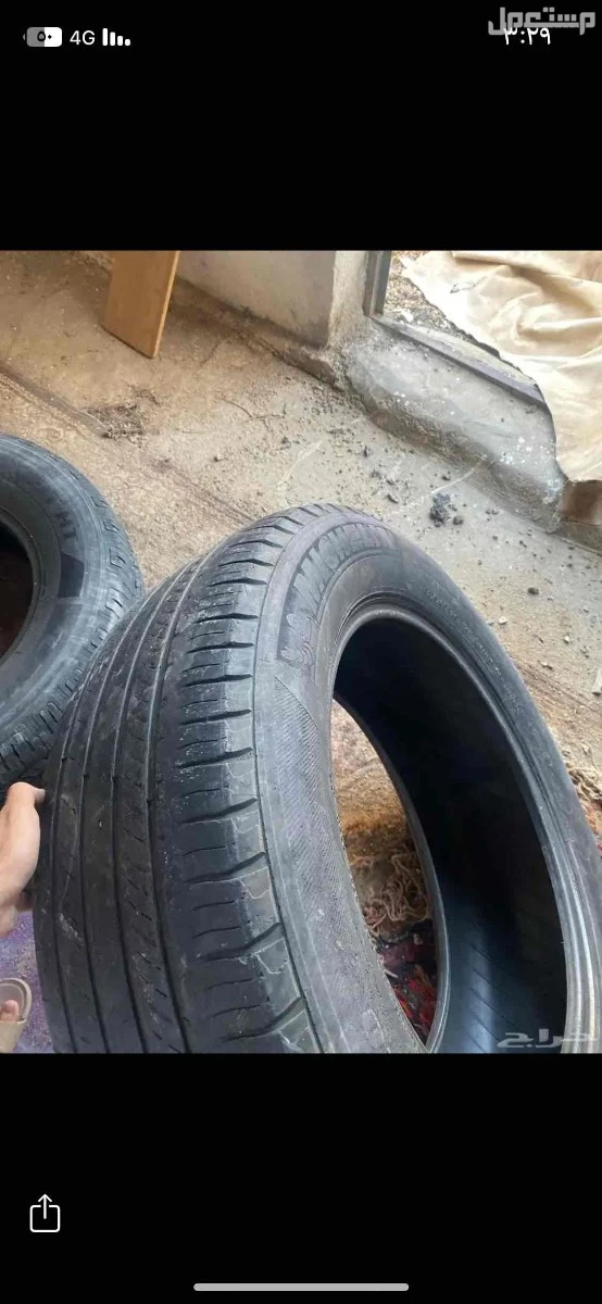 كفرات مستخدمه مشلان دانلوب للبيع