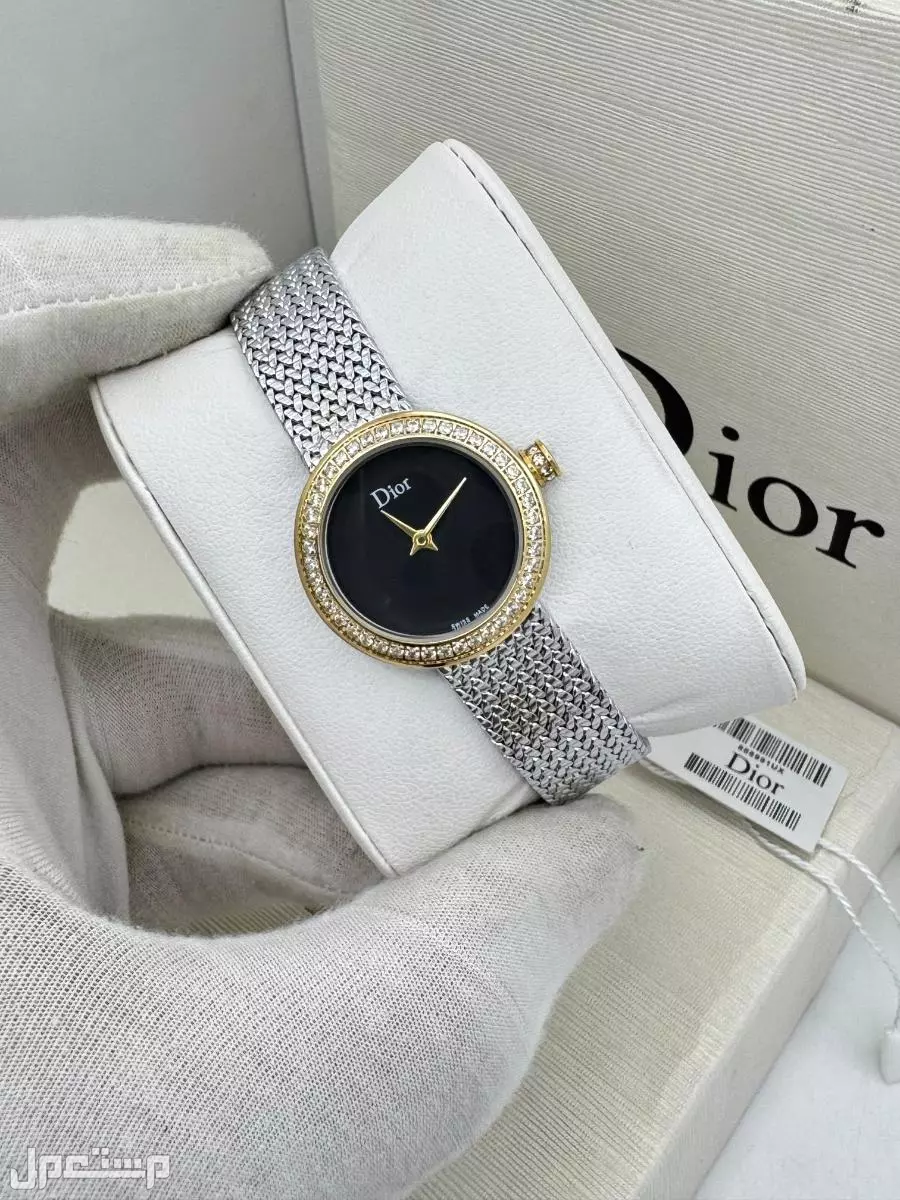 ساعة ديور لا دي ديور ساتين نسائية | Dior La D de Dior Satin