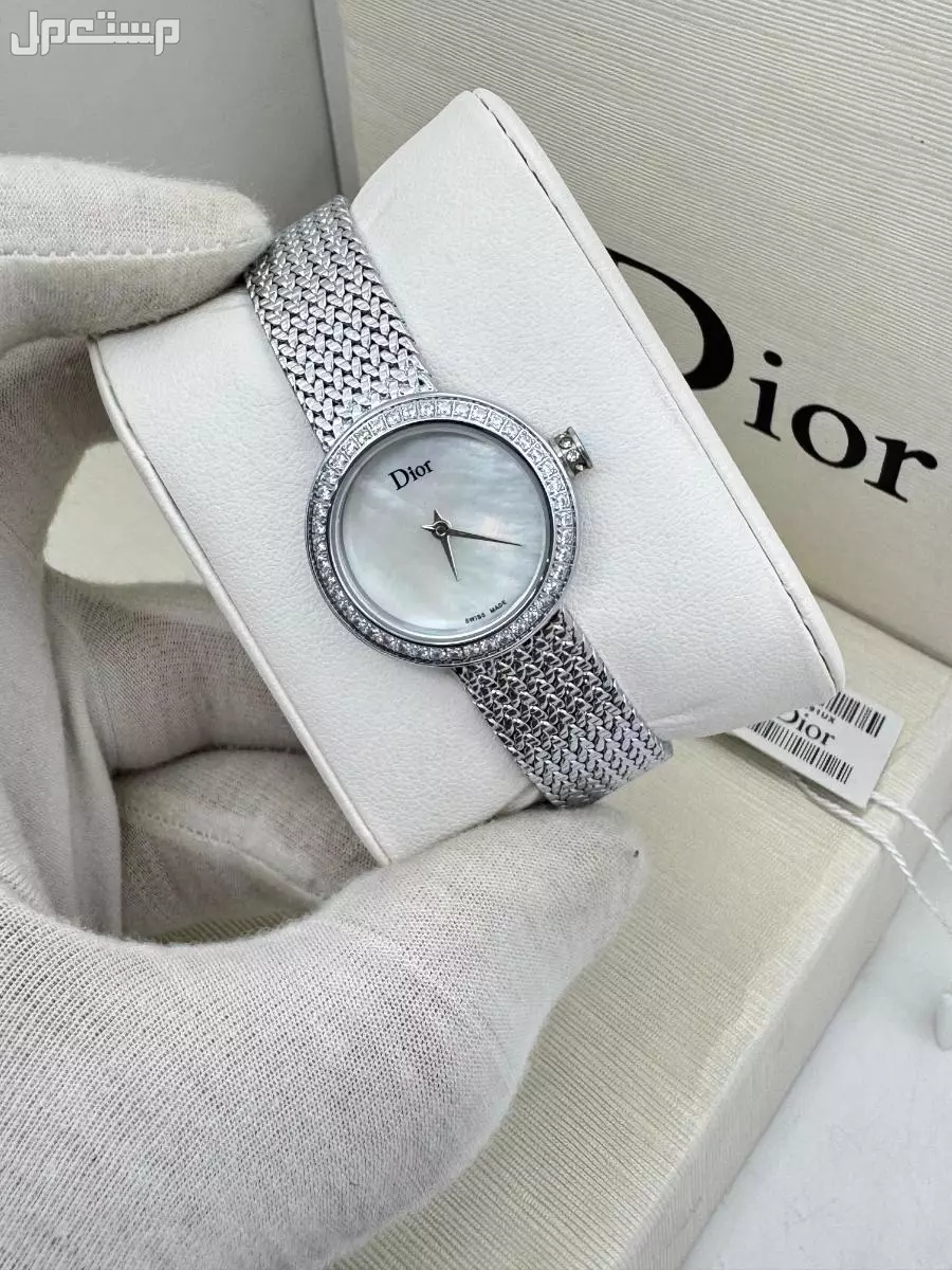ساعة ديور لا دي ديور ساتين نسائية | Dior La D de Dior Satin