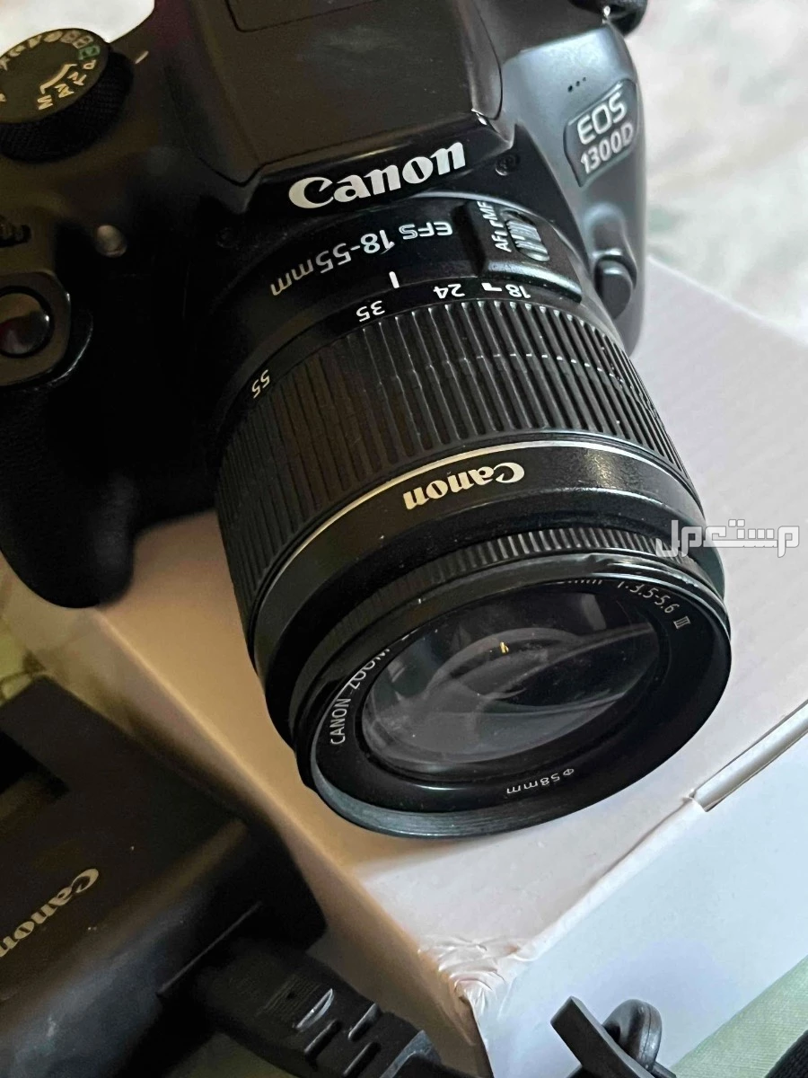 للبيع كاميرا كانون 1300d استعمال خفيف