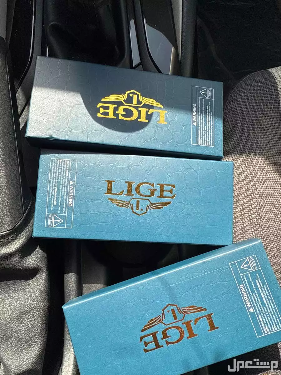 4 ساعات جمله جديدة واصلية من ماركه lige