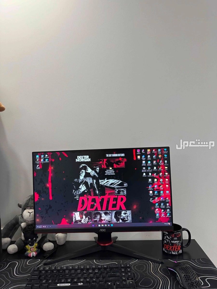 pc قيمنق للبيع  ماركة أسوس في المجمعة بسعر 3 آلاف ريال سعودي