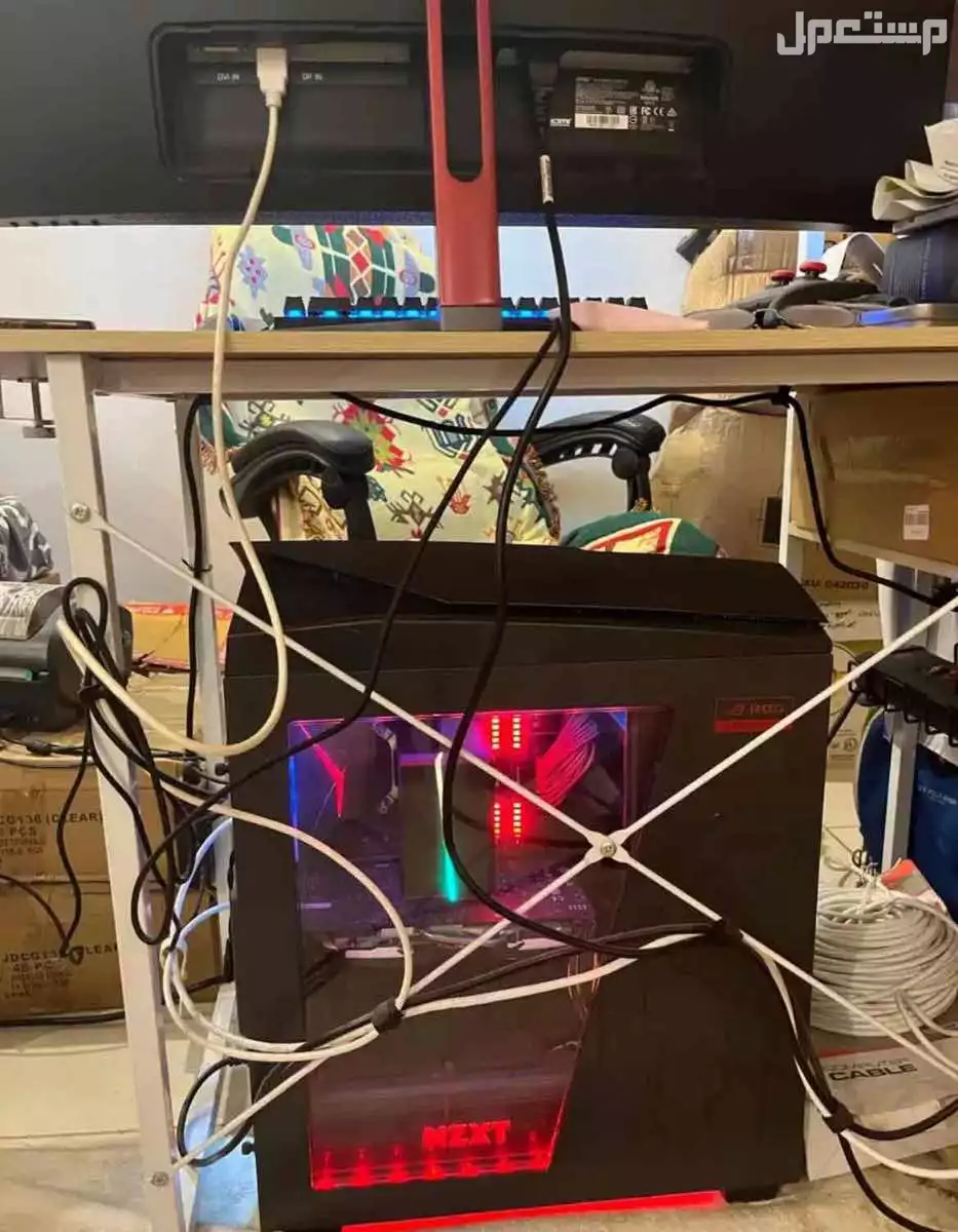 جهاز PC,شاشةMSI,كرسيGaming كاس العالم🇸🇦,طاولةGaming