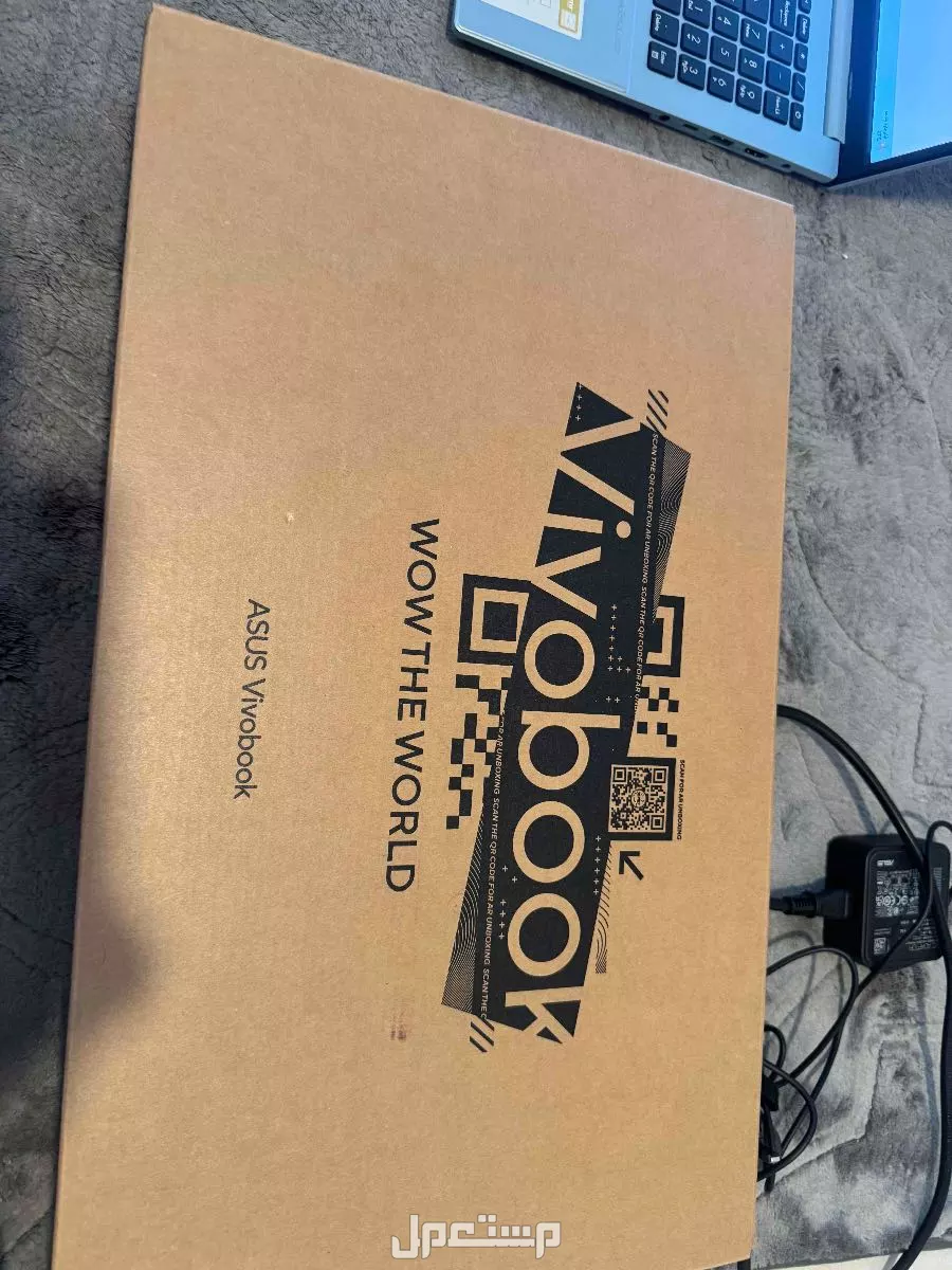 لابتوب اسوس فيفو بوك قو 14/15 نظييف جداً وشبه جديد