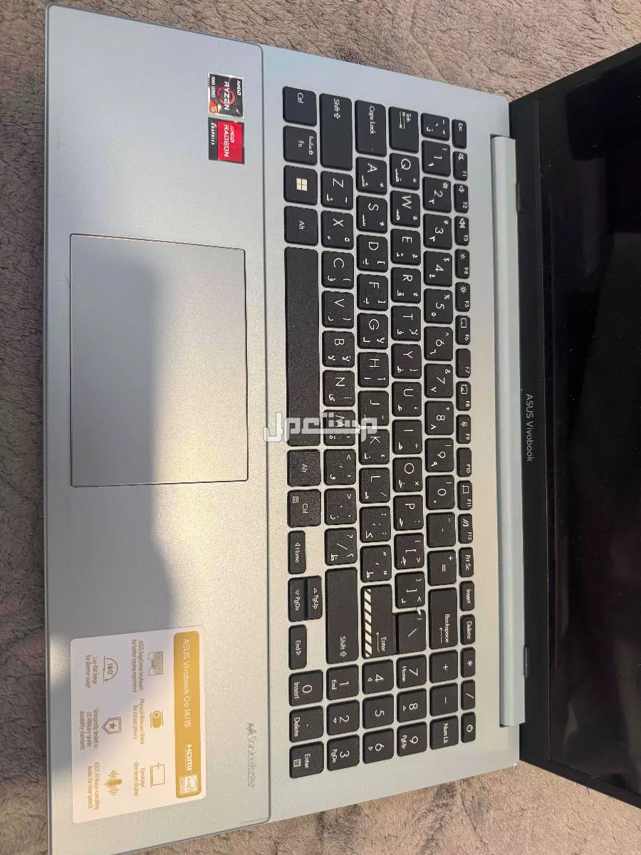 لابتوب اسوس فيفو بوك قو 14/15 نظييف جداً وشبه جديد