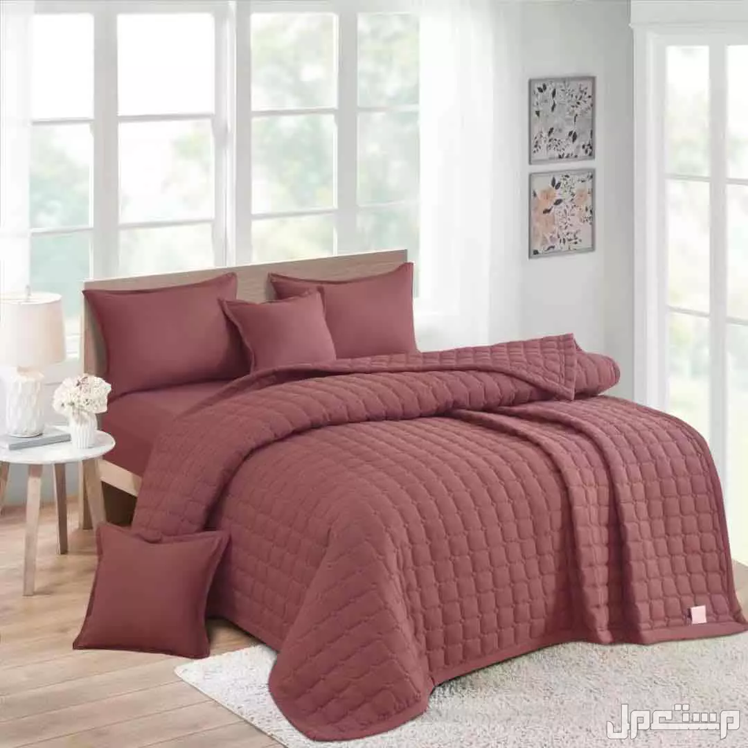 لحاف قطن مضغوط نفر ونص والثاني مجانا