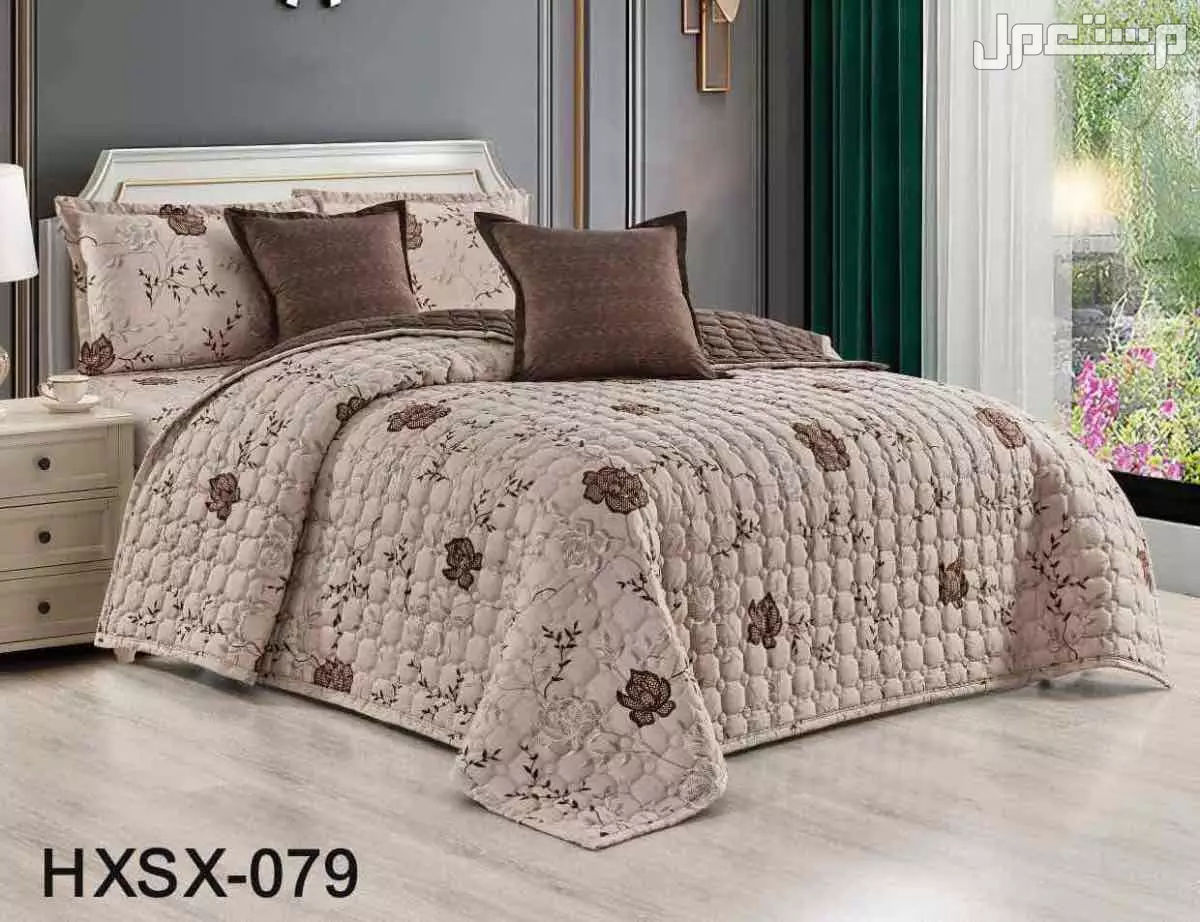 لحاف قطن مضغوط نفر ونص والثاني مجانا