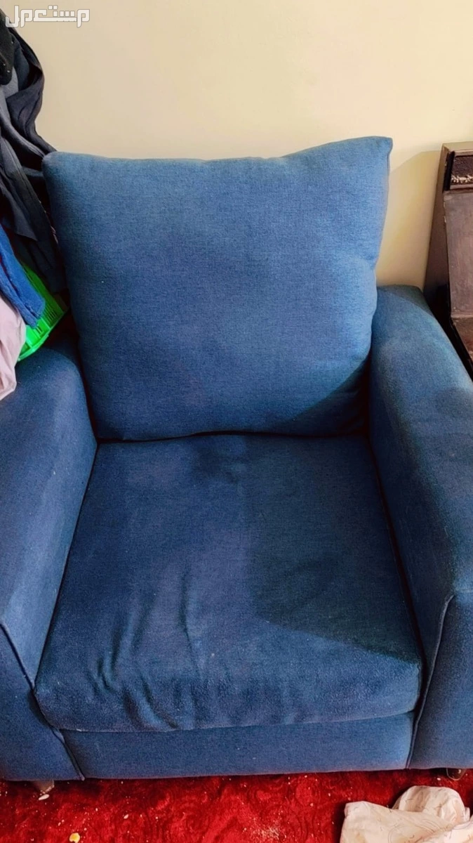 (4 قطع كنب ازرق  في المدينة المنورة