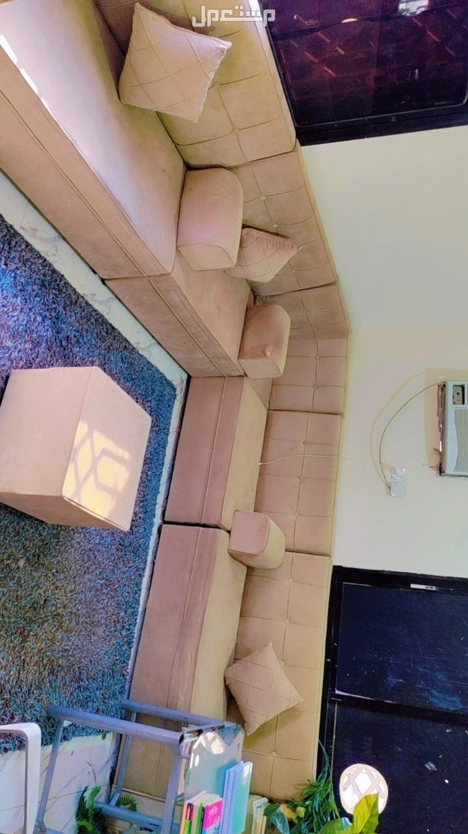 (4 قطع كنب ازرق  في المدينة المنورة