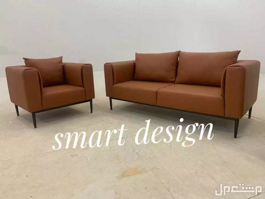 طقم انتريه استقبال جلد مستورد ضد الخدش متاح تنفيذ جميع الالوان