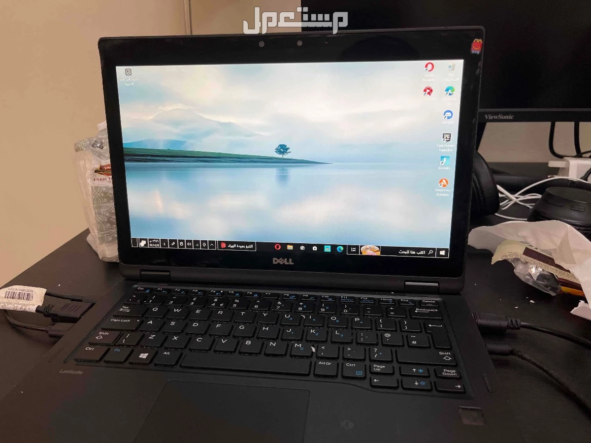 للبيع لابتوب ديل مواصفاته  ماركة ديل في الرياض بسعر 850 ريالسعودي