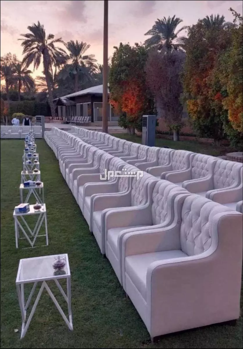 تأجير كنب فردي ثنائي ثلاثي كوشه مكيفات زوالي طاولات طعام الرياض