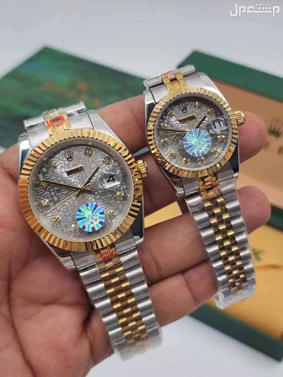 ساعات ماركة رولكس طبق الاصل نسائي ورجالي