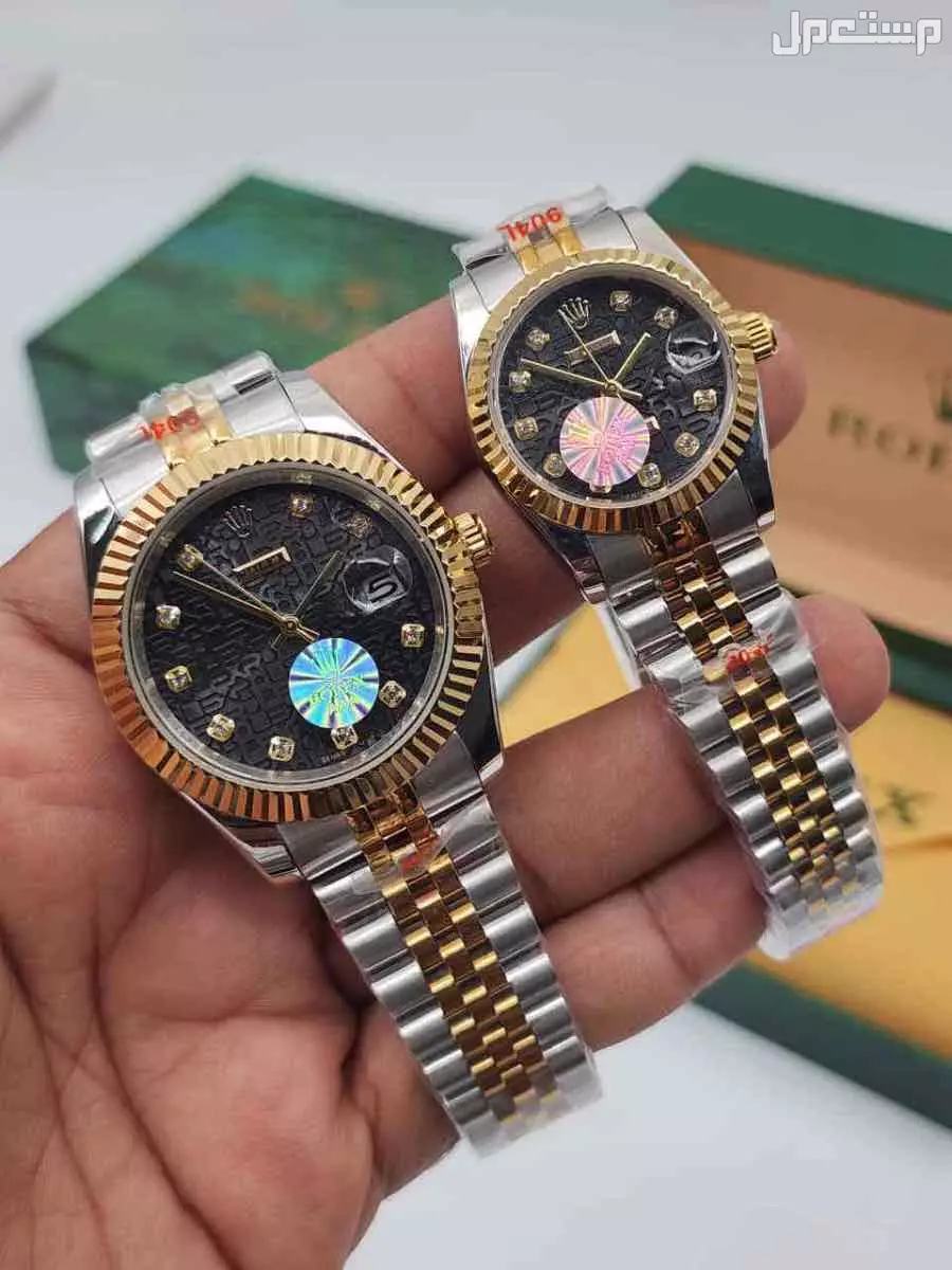 ساعات ماركة رولكس طبق الاصل نسائي ورجالي