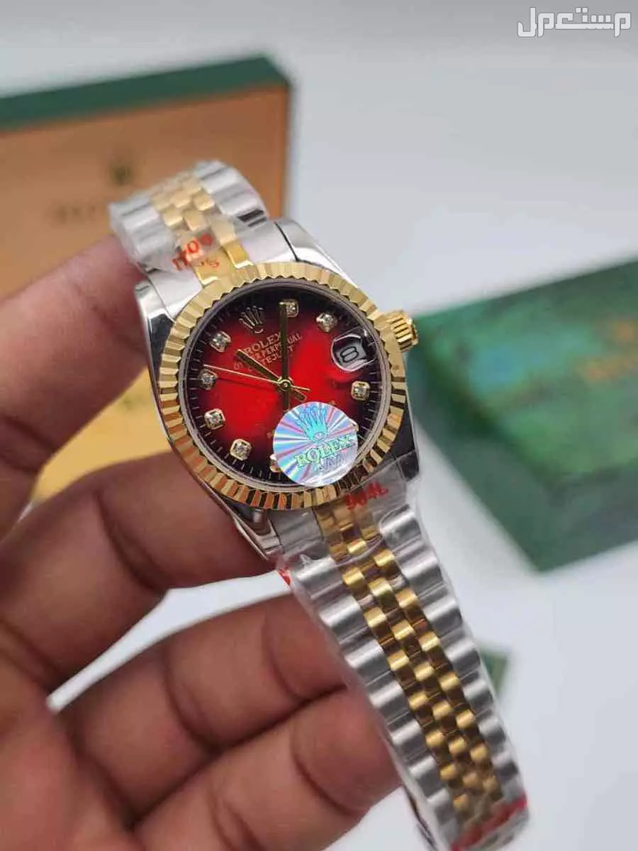 ساعات ماركة رولكس طبق الاصل نسائي ورجالي