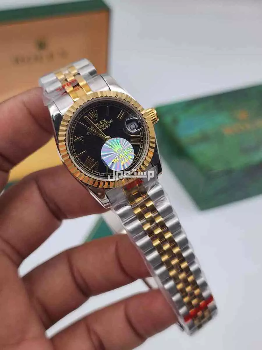 ساعات ماركة رولكس طبق الاصل نسائي ورجالي