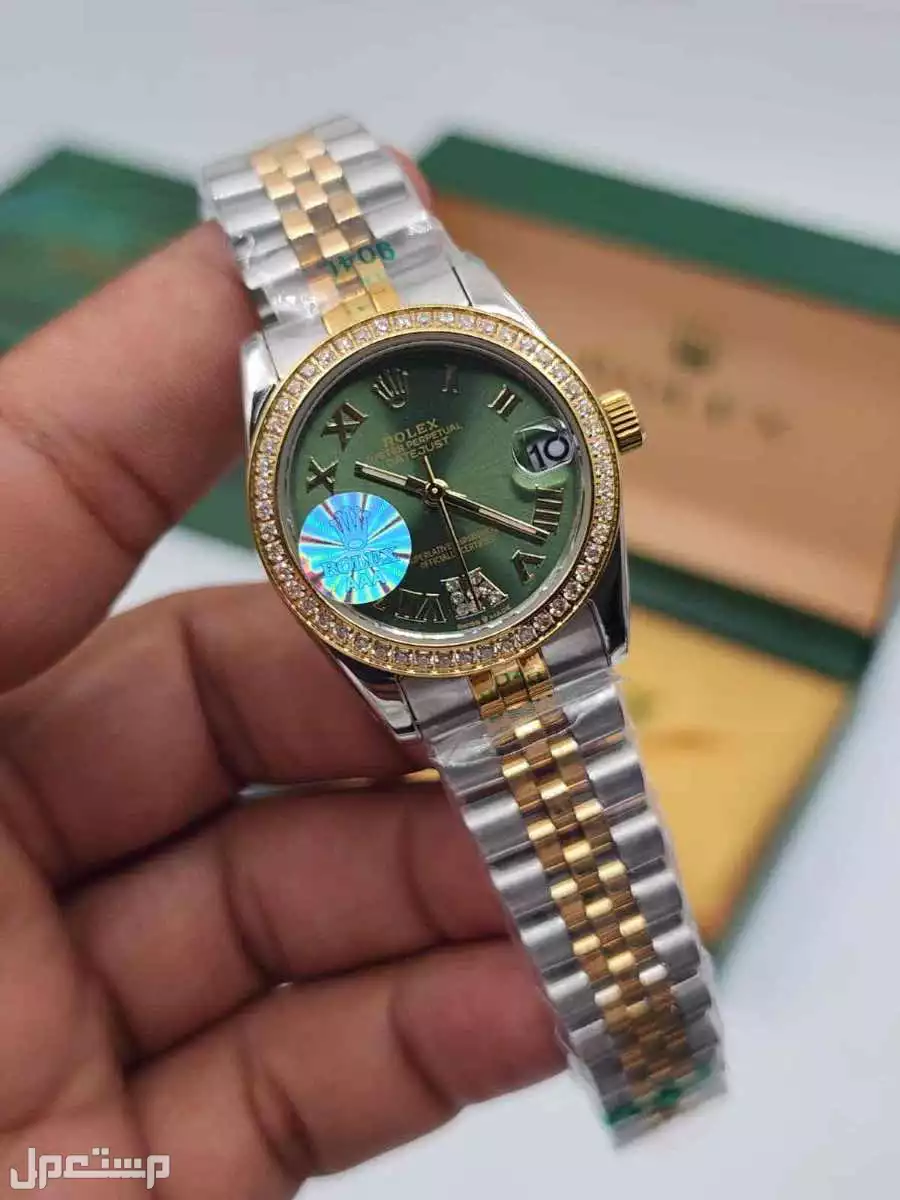 ساعات ماركة رولكس طبق الاصل نسائي ورجالي