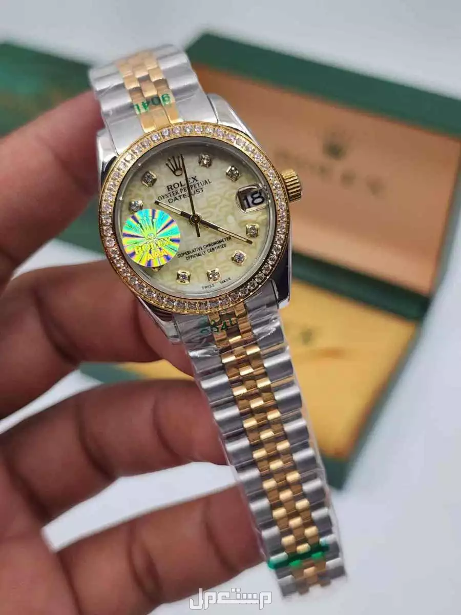 ساعات ماركة رولكس طبق الاصل نسائي ورجالي