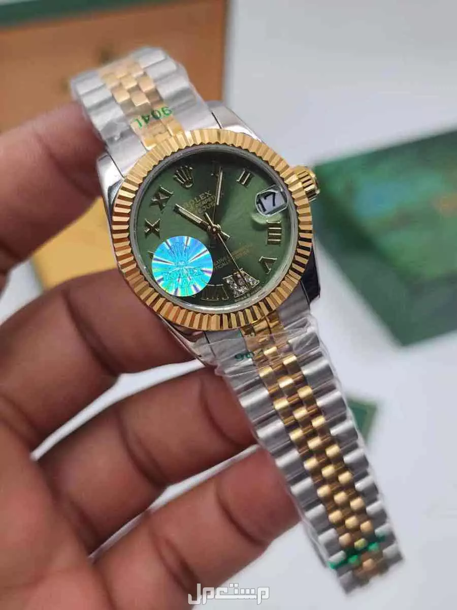ساعات ماركة رولكس طبق الاصل نسائي ورجالي