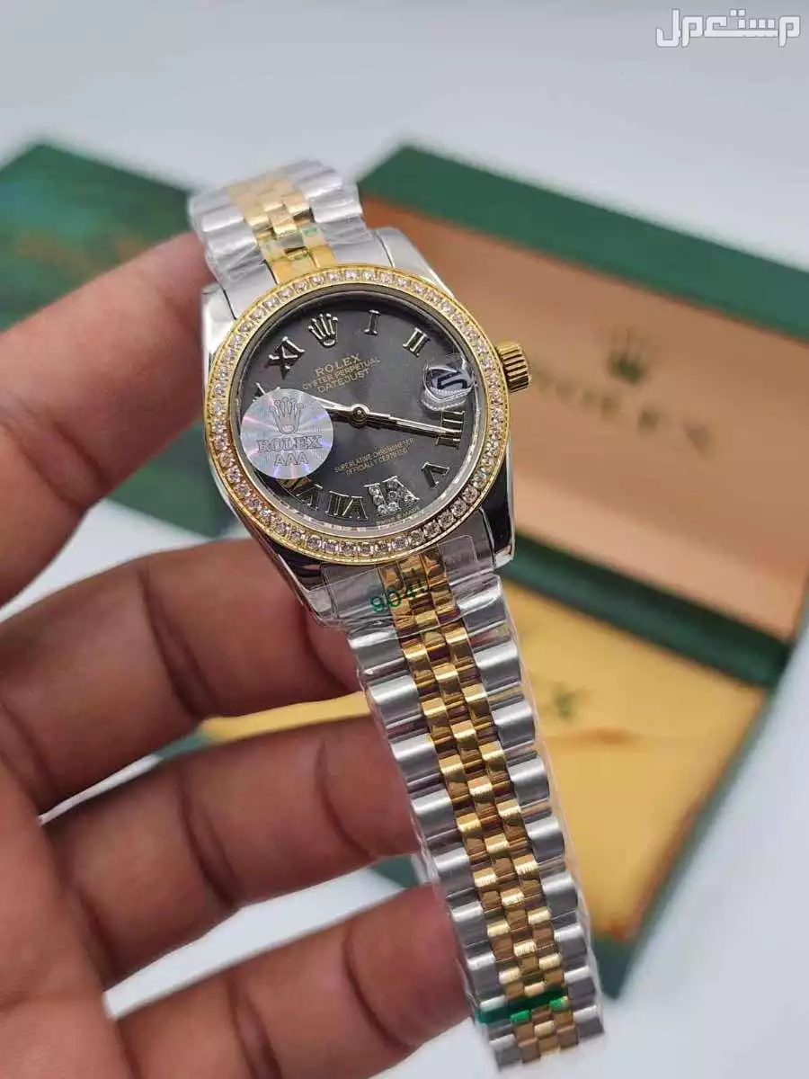 ساعات ماركة رولكس طبق الاصل نسائي ورجالي