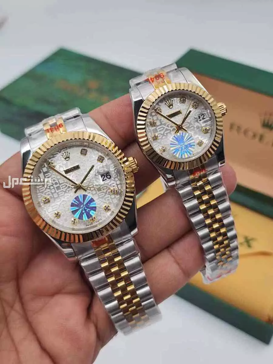 ساعات ماركة رولكس طبق الاصل نسائي ورجالي