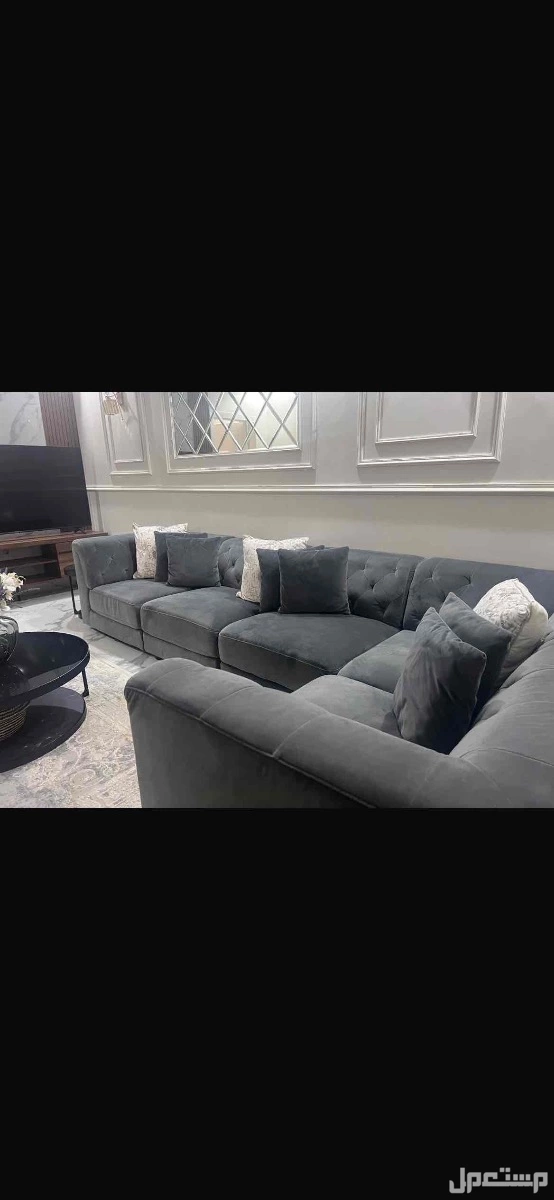 للبيع كنب زاويه من هوم سنتر في الرياض