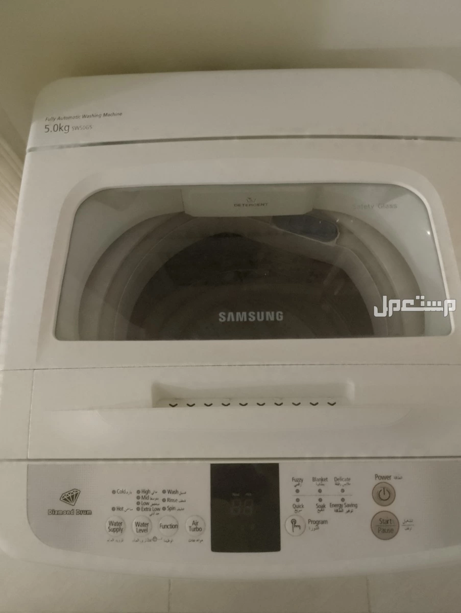 غساله سامسونج توماتيك 5 كيلو  في جدة بسعر 350 ريال سعودي