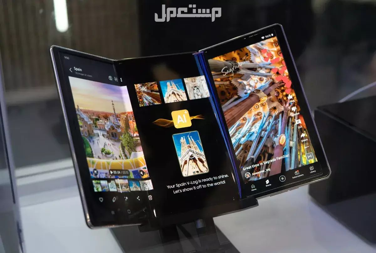 مواصفات وسعر سامسونج Galaxy Trifold ثلاثي الطي هاتف سامسونج ثلاثي الطي الجديد