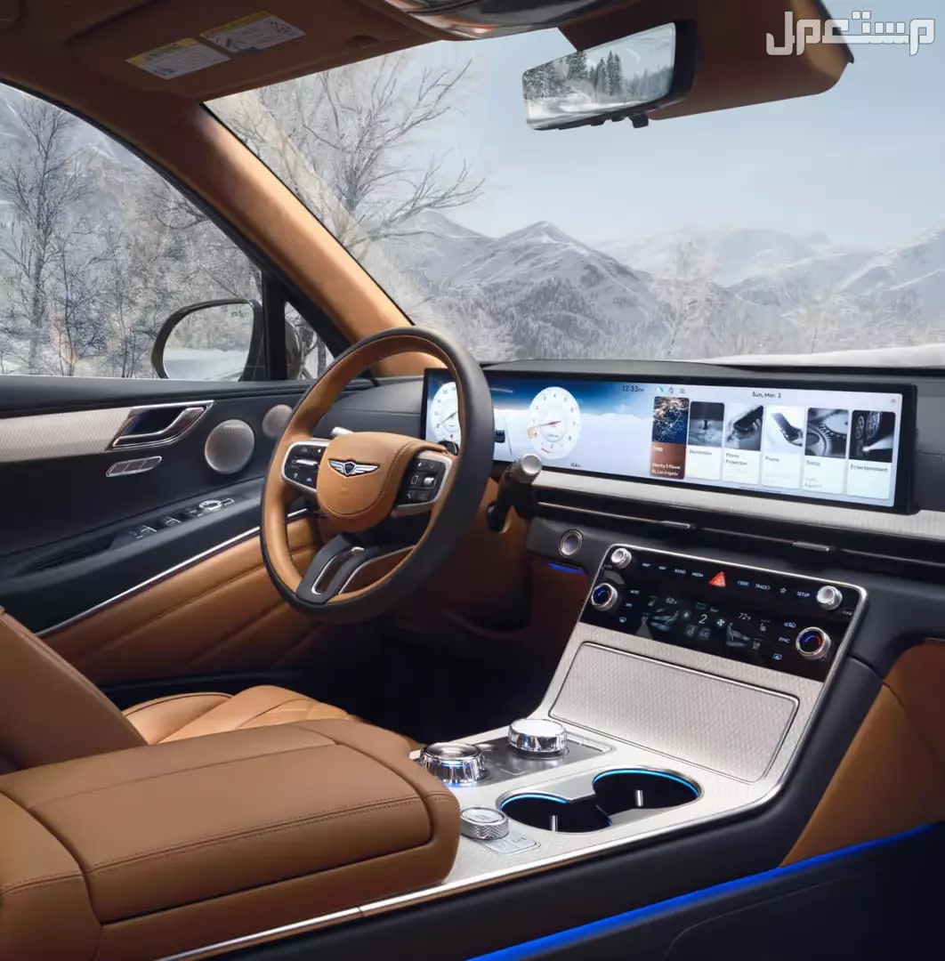 مقارنة بين سيارات suv في السعودية 2026 مع المواصفات والأسعار جينيسيس GV80 2026 الفخمة