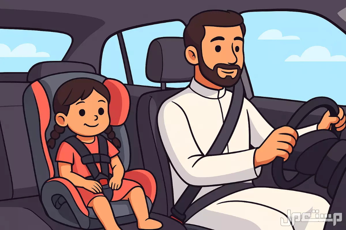 قانون جلوس الأطفال في السيارة بالسعودية.. كل ما تريد معرفته قانون جلوس الأطفال في السيارة بالسعودية