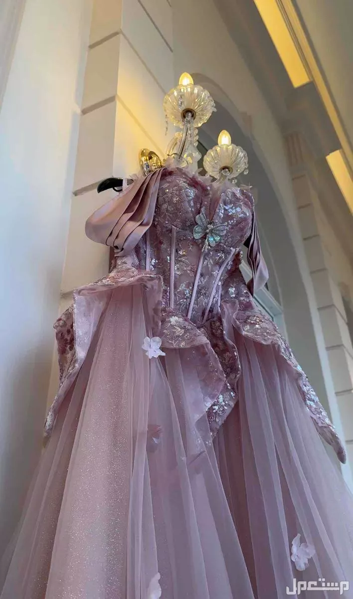 فستان لبس خمس ساعات مقاس 12 كورسيه من الخلف بوتيك ار ان