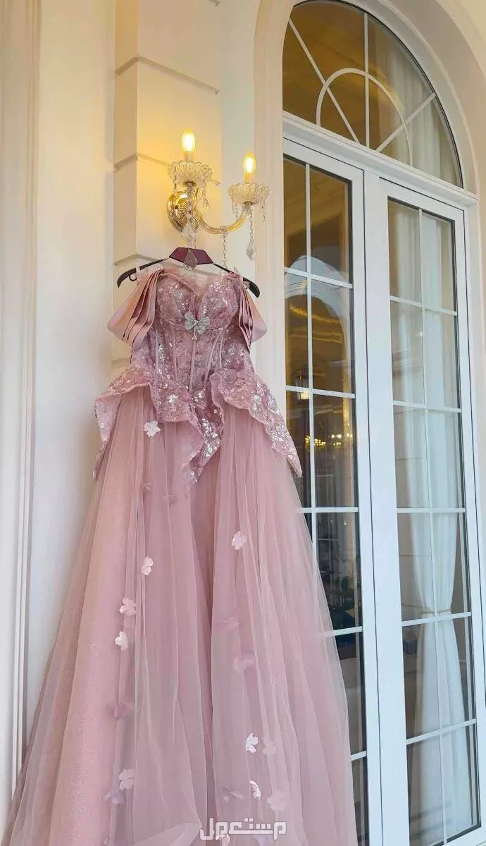 فستان لبس خمس ساعات مقاس 12 كورسيه من الخلف بوتيك ار ان