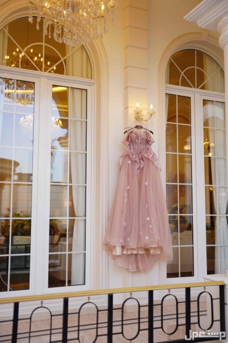 فستان لبس خمس ساعات مقاس 12 كورسيه من الخلف بوتيك ار ان