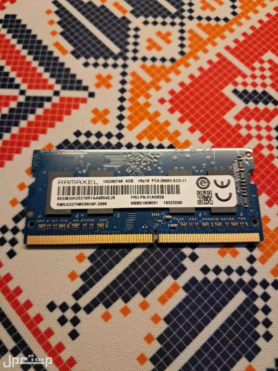 رام لابتوب DDR4 4GB بسرعة 2666MH