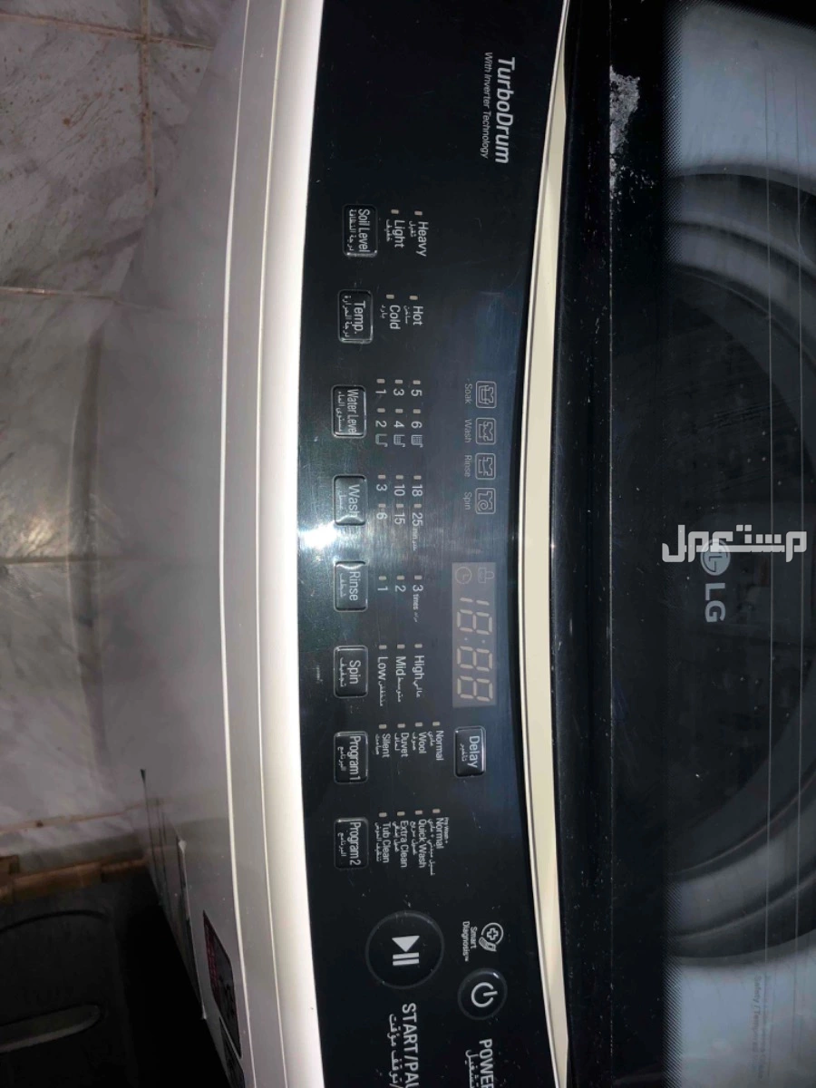 غساله LG للبيع نظيفه في الرياض