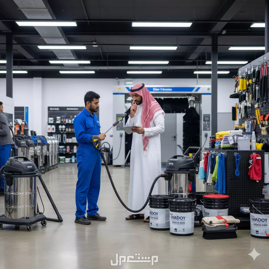 أسعار معدات مغسلة السيارات وأفضل الأنواع: دليل شامل 2026 أهم المعدات التي تحتاجها في مغسلة السيارات