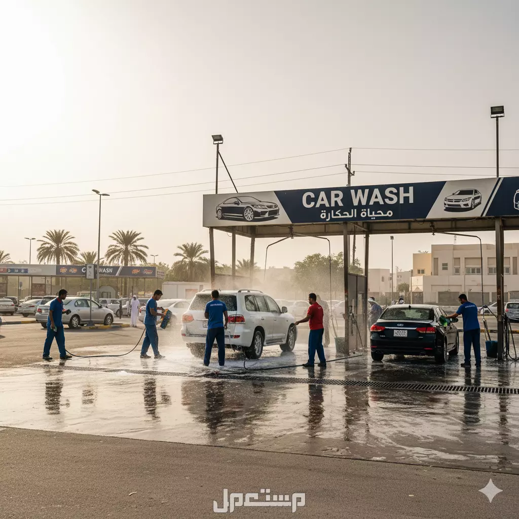 أسعار معدات مغسلة السيارات وأفضل الأنواع: دليل شامل 2026 أفضل أنواع مغاسل السيارات في السعودية