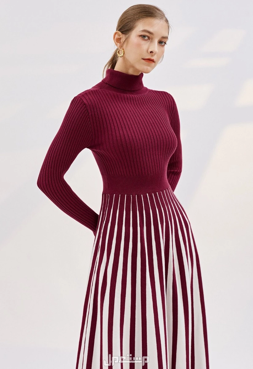 أجمل فساتين الشتاء 2026 التي يجب اقتناؤها.. اكتشفي موضة الموسم بالصور فساتين شتوي خروج