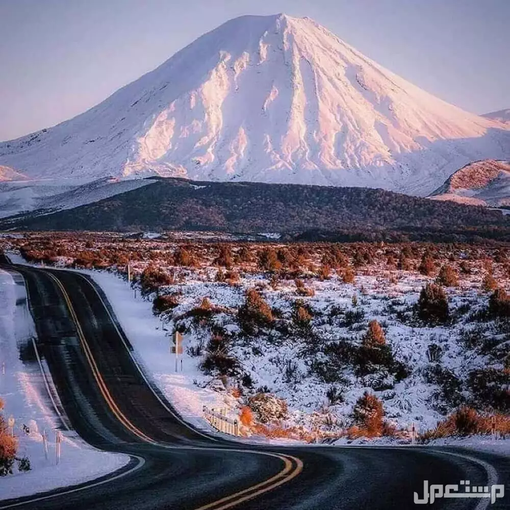أفضل 10 أماكن للخروج في شتاء السعودية 2026 جبل اللوز