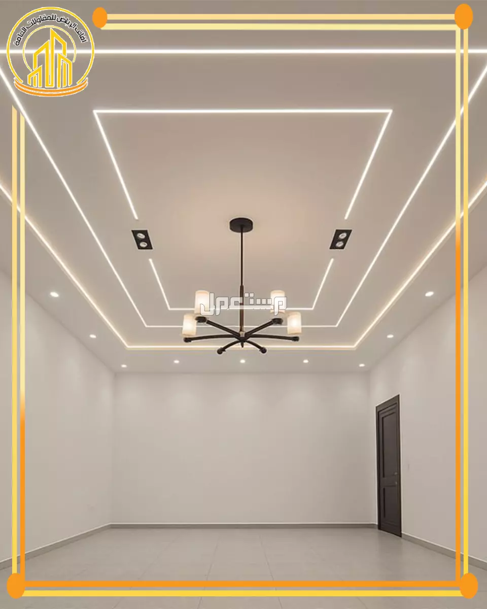 أحدث تصاميم جبس بورد للأسقف المعلقة والحوائط الداخلية آفاق الرياض – تنفيذ وتشطيب جبس بورد للأسقف والجدران بتصاميم فخمة