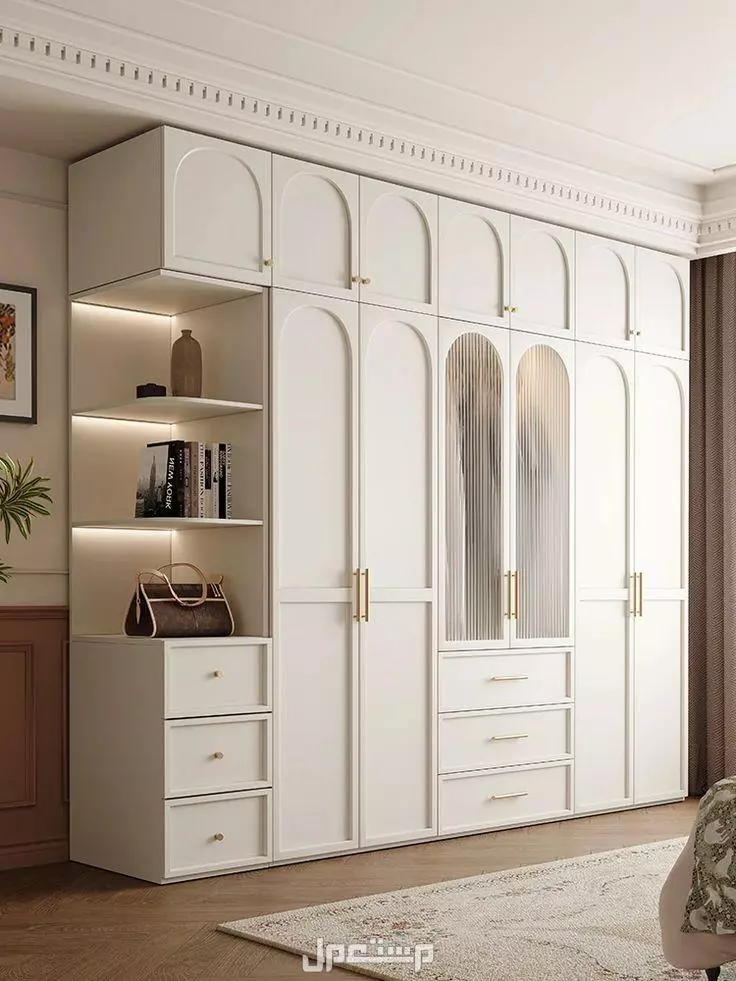 أجمل أشكال دريسنج روم مودرن 2026.. المقاسات بالصور دريسنج روم داخل غرفة النوم