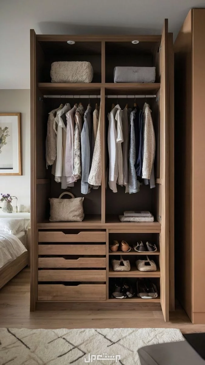 أجمل أشكال دريسنج روم مودرن 2026.. المقاسات بالصور الفرق بين الدولاب والدريسنج